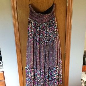 Rue 21 dress Floral Strapless  Boho Sundress